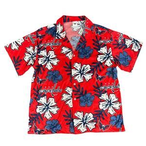 Washington Capitals Hawaiian Shirt SGA XL Margaritaville Night NHL Camp